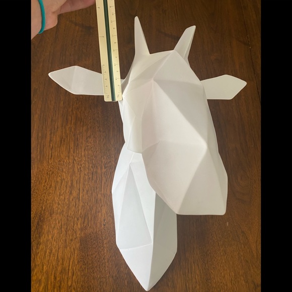 Wall Decor Plaster White Geographic Giraffe Head Wall Decor Poshmark